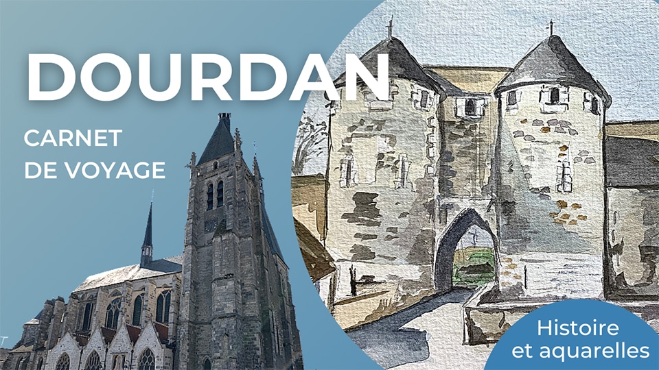 carnet de voyage à Dourdan by creativ-ariane