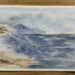 aquarelle finie de paysage de mer avec granulation réalisée par creativ-ariane